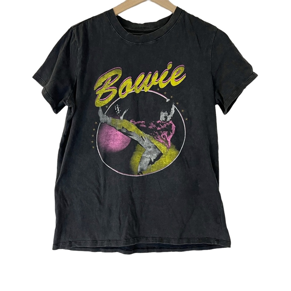 BOWIE black tee shirt size medium